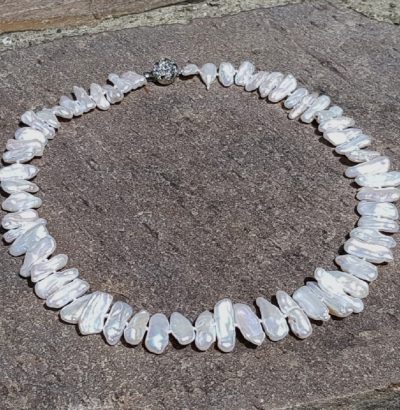 Außergewöhnliches Perlen Collier Einzelstück Schmuck