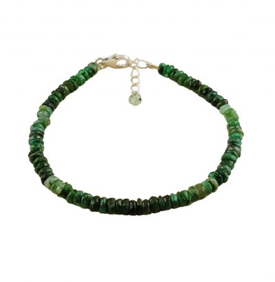 Natur Smaragd Armband "Heshi" - handgefertigt Schmuck